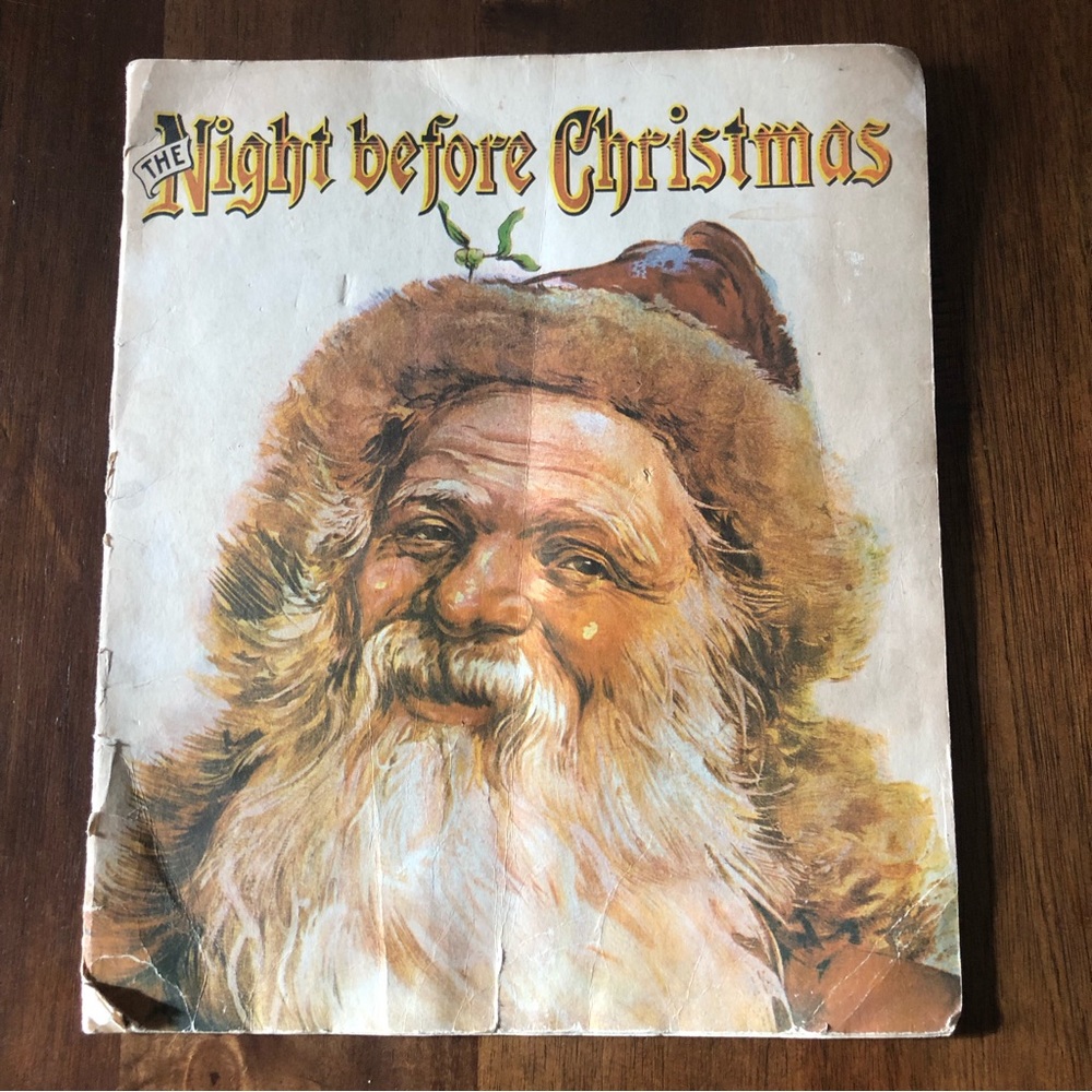 Vintage “The Night Before Christmas” paperback book